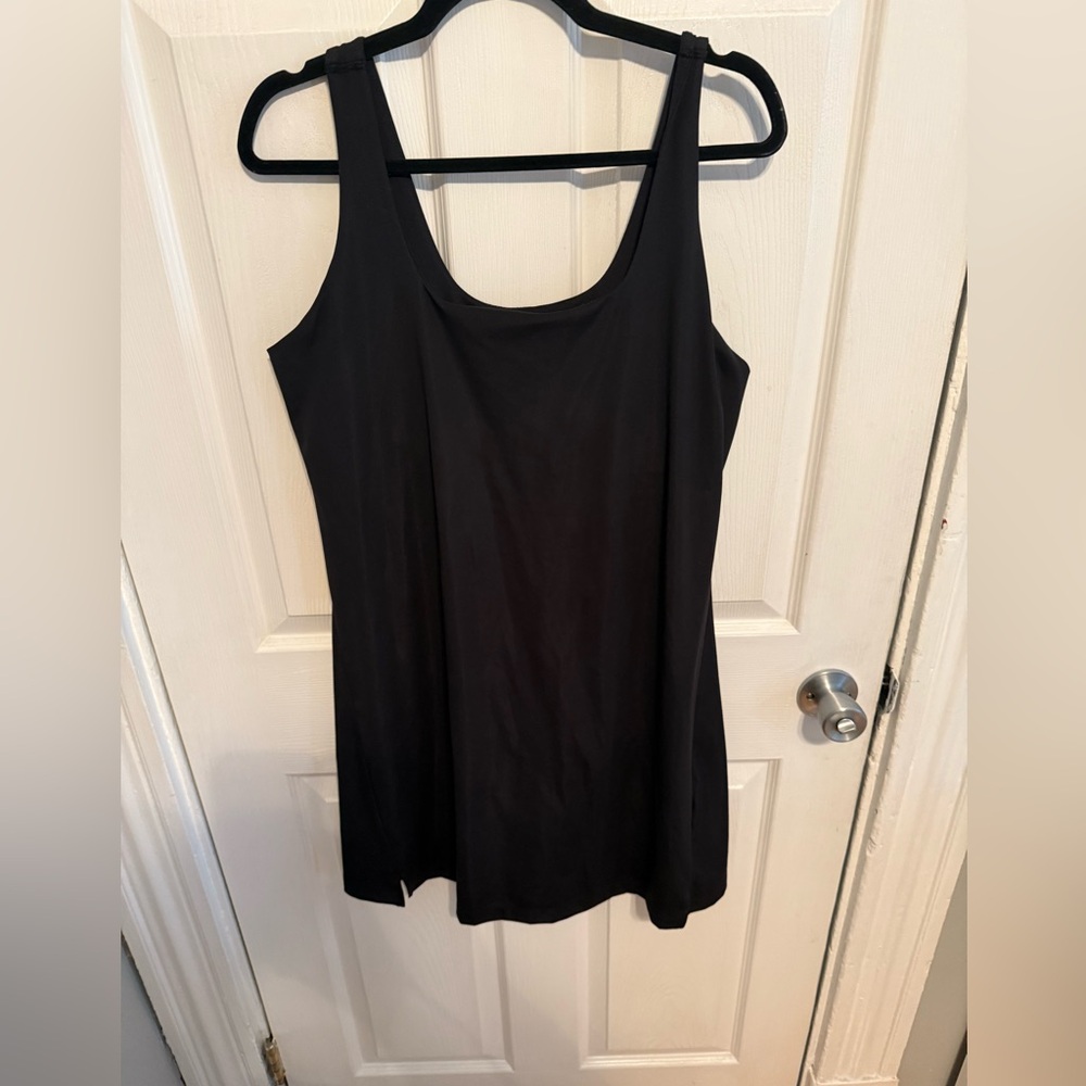 Old Navy Active Black Powersoft Tank Top Dress